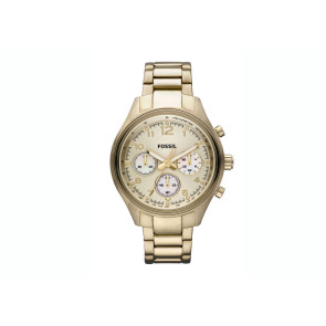 Horlogeband Fossil CH2791 Roestvrij staal (RVS) Doublé 22mm